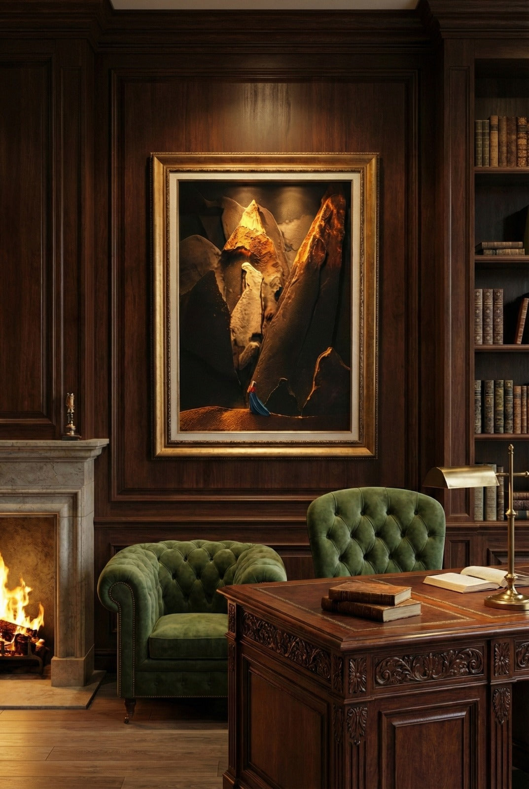 HANDMADE 3D RELIEF CAPPADOCIA WALL ART